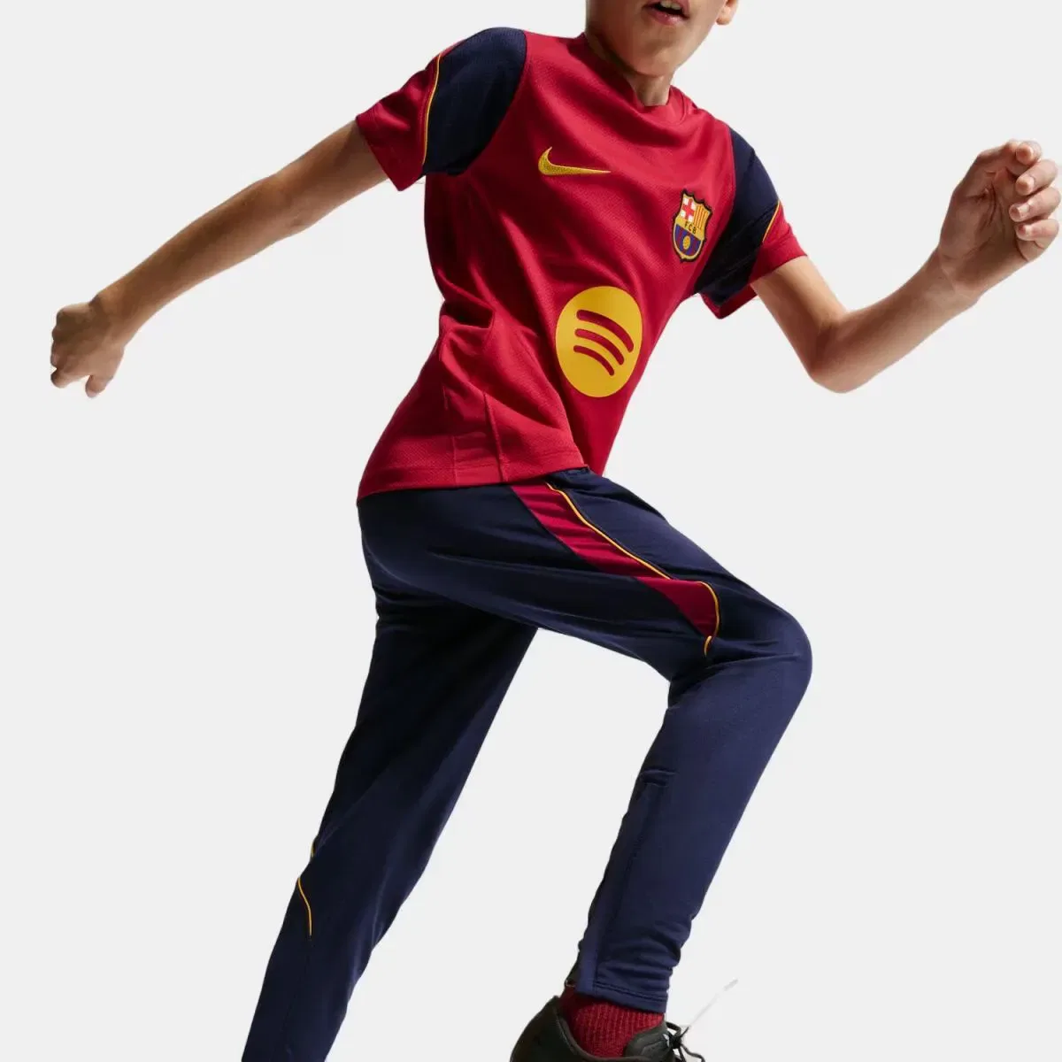 Детские штаны для мальчиков с логотипом FC Barcelona Nike, Azul Oscuro — фото 4