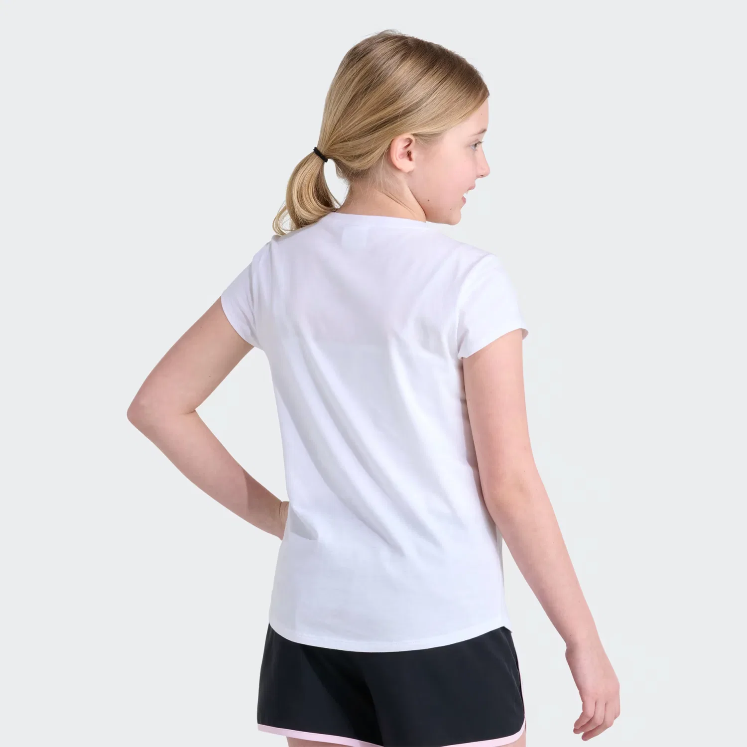 Детская футболка с короткими рукавами Adidas Sportswear, белый — фото 2