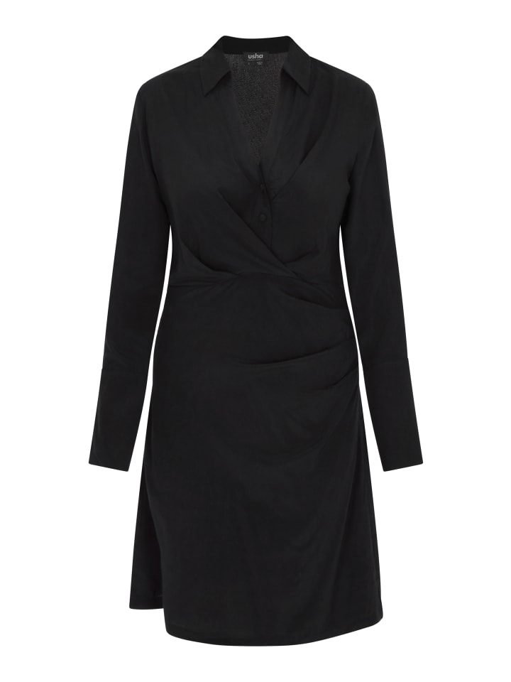 

Платье до колена usha BLACK LABEL, черный