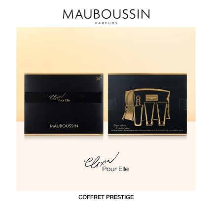 Mauboussin Prestige 2022 Elixir Pour Elle Eau de Parfum 100 мл с гелем для душа, лосьоном для тела и косметикой — фото 2