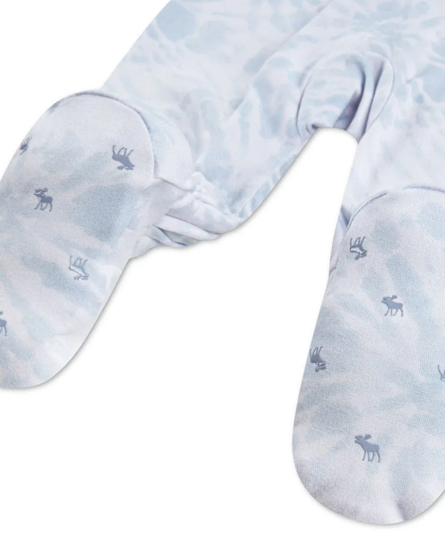Детский комбинезон с длинным рукавом, на молнии, бренд abercrombie kids, Blue Fog — фото 4