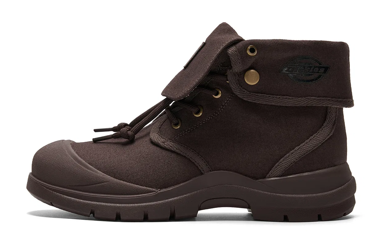 Детские кроссовки с высоким верхом Dickies, Coffee