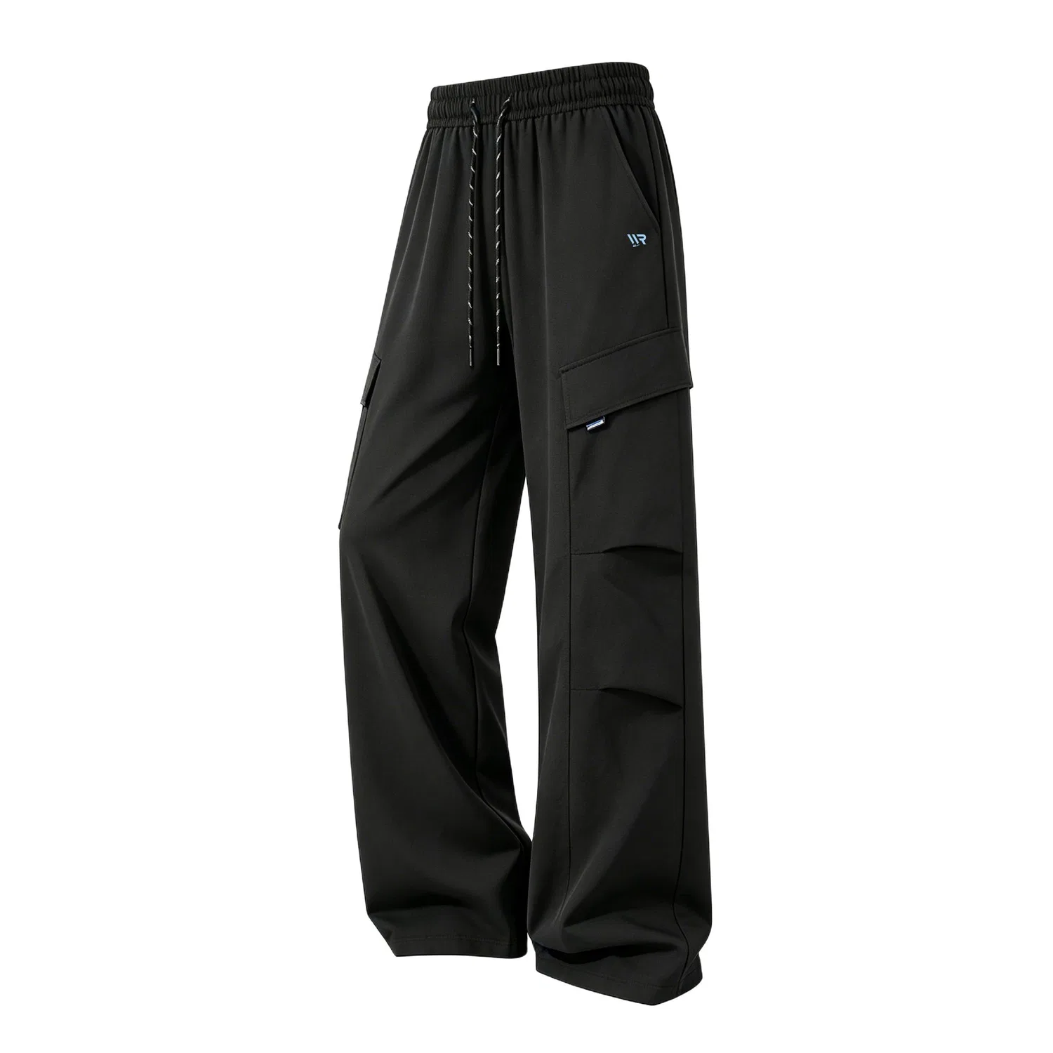 Детские карго-брюки умеренного прямого кроя Cargo Pants Unisex Black (DIY Badge) WARRIOR