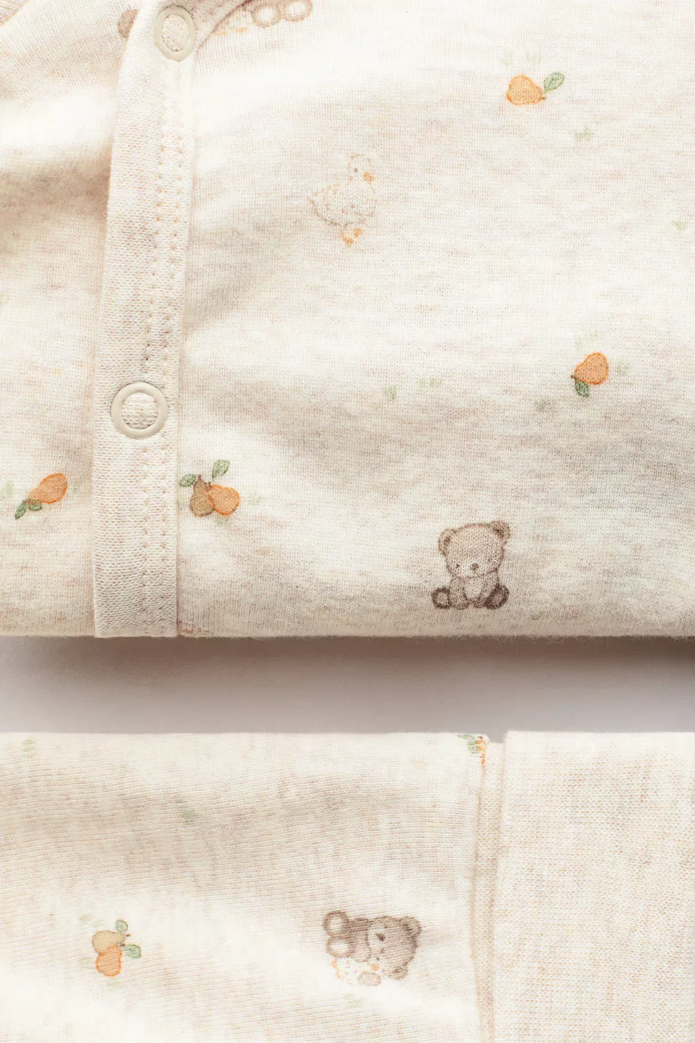 Комплект из двух предметов: боди и леггинсы H&M, Beige/Teddybären — фото 3