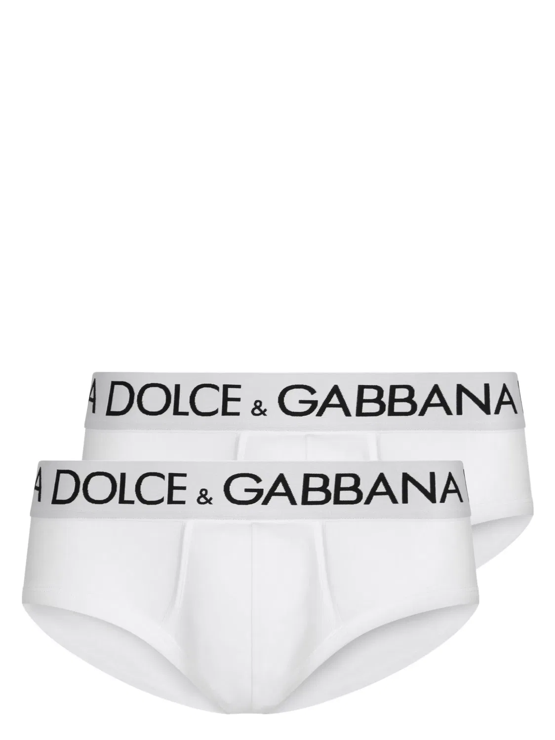 Dolce & Gabbana Трусы-слипы белые, набор из 2