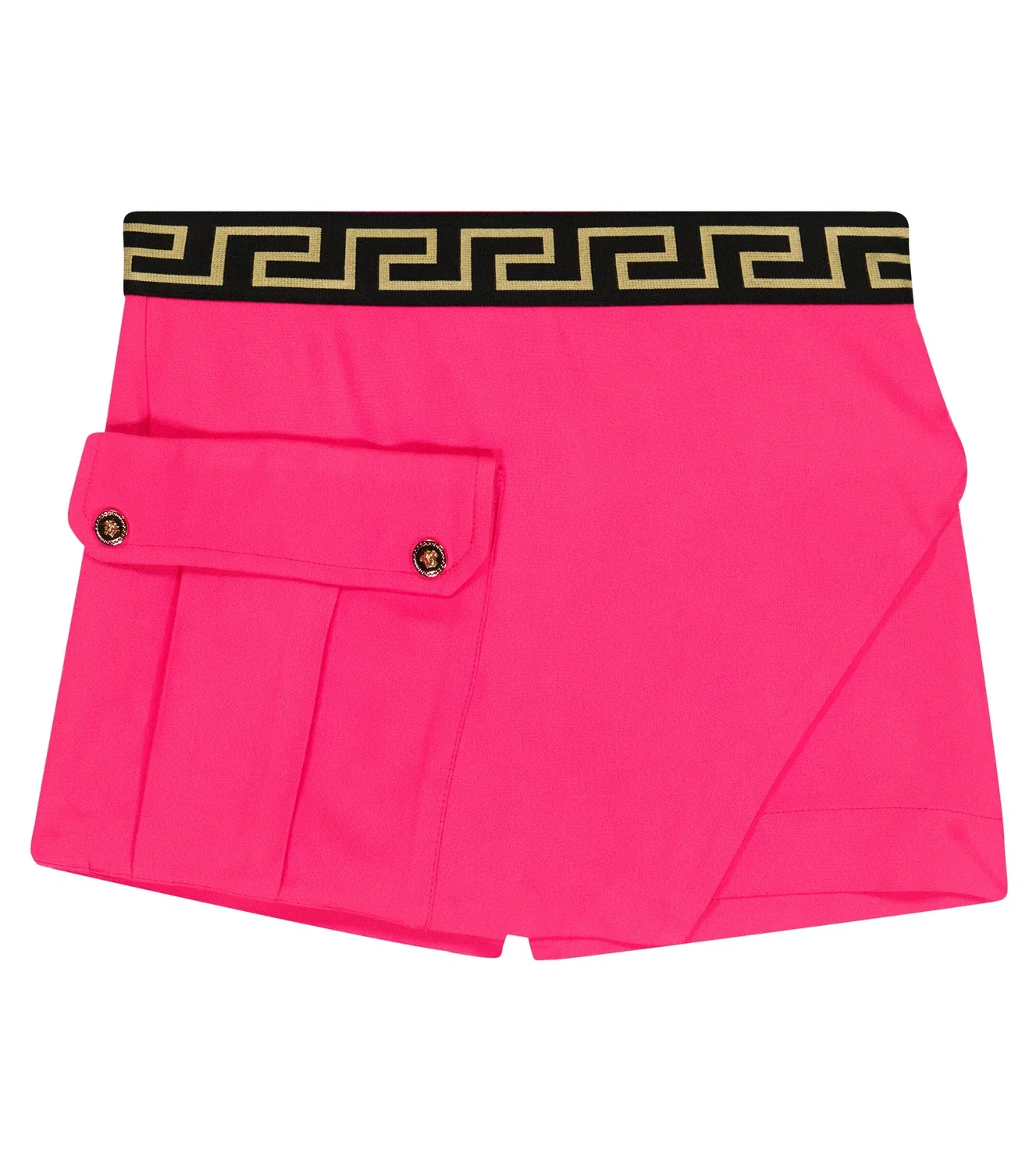 Шорты с принтом Versace Kids, розовый