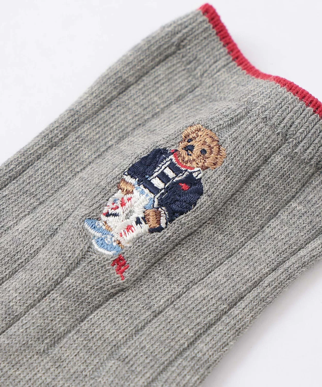 Носки короткие POLO RALPH LAUREN с принтом Nautical Bear из органического хлопка, тёмно-синие — фото 2