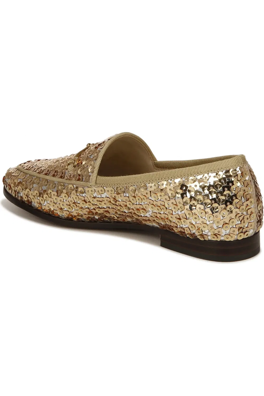 Детские лоферы с металлической пряжкой Loraine Sam Edelman, Gold Multi — фото 2