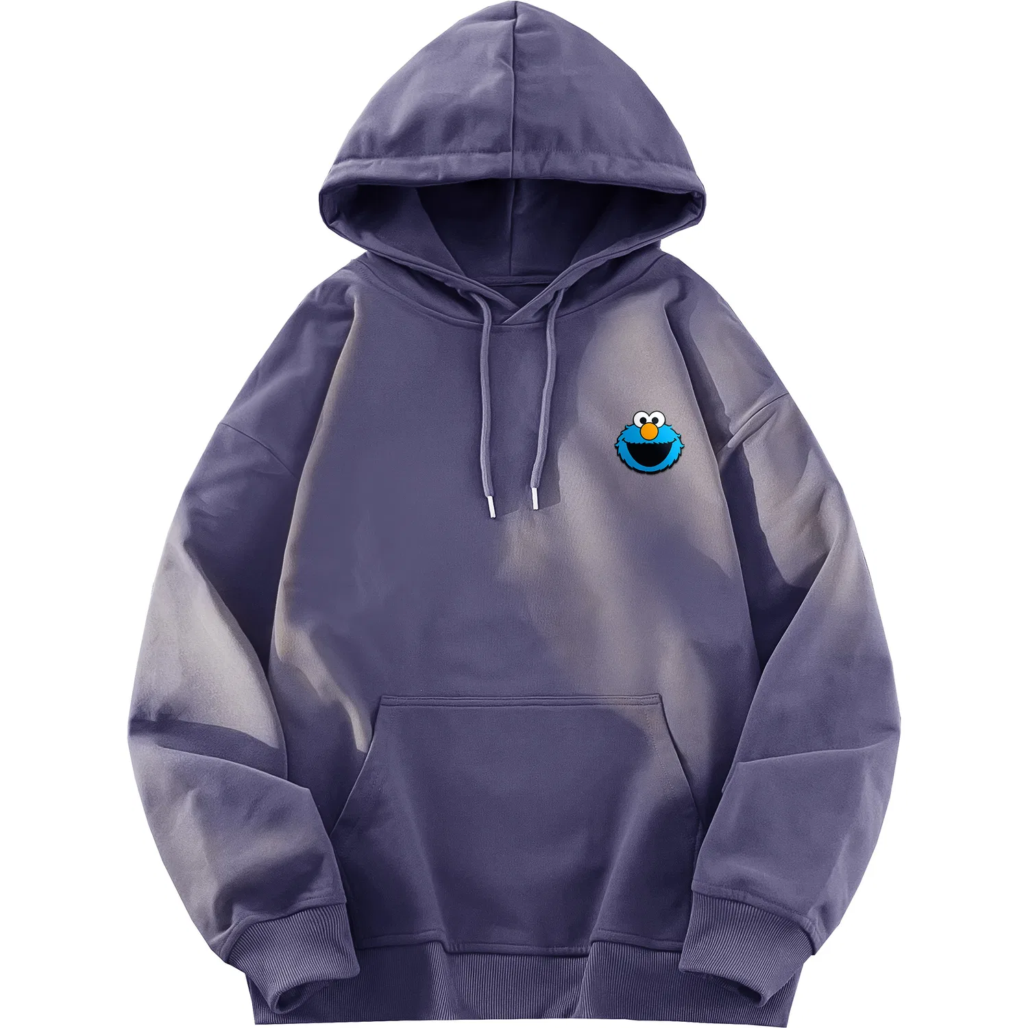 Детский свитшот с принтом Sesame Street, Taro Purple