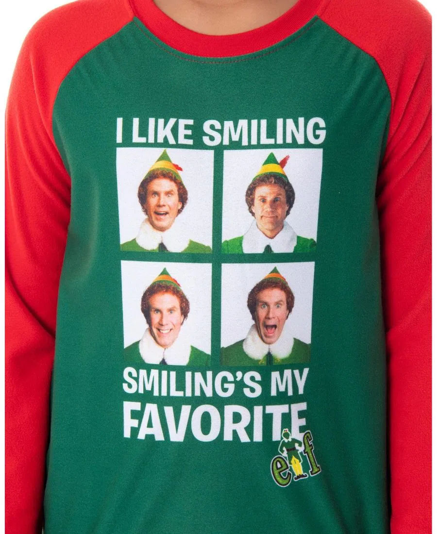 Пижамный комплект с раглан-рукавом и принтом Buddy The Elf Elf, Красный — фото 2