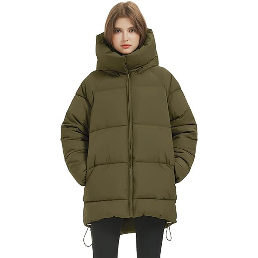 

Куртка Flygo Hooded Quilted, коричневый