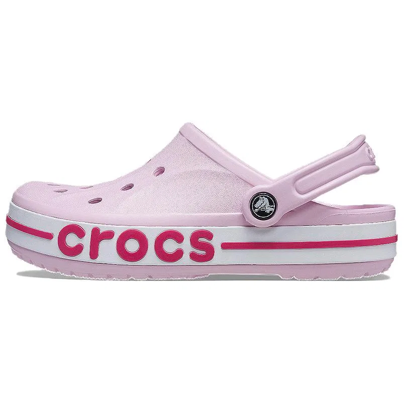 Детские сабо Crocs Bayaband Clogs, Candy Pink — фото 3
