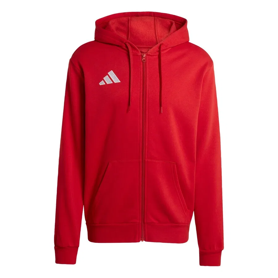 Толстовка на молнии ADIDAS PERFORMANCE Athletic 'Entrada26' в кроваво-красном цвете