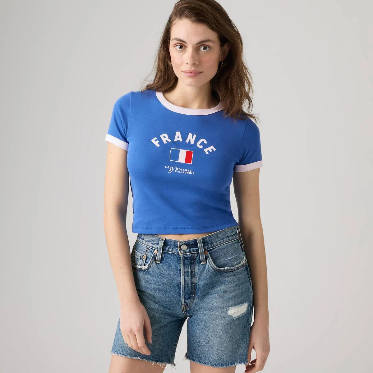 Футболка мини-с звоном из Франции Levi's, France - Multi-Color
