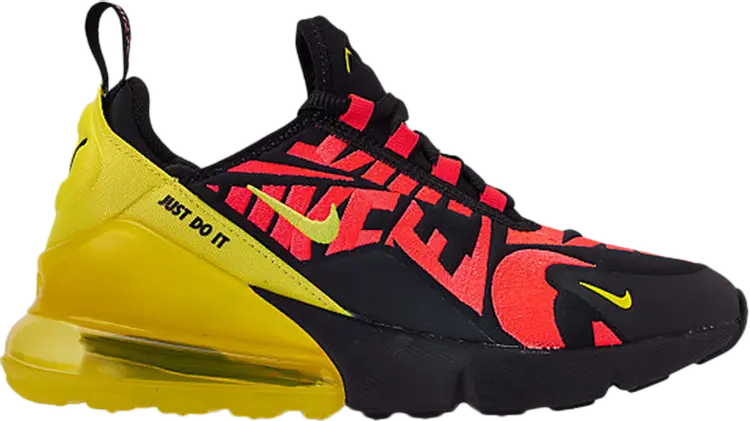 

Кроссовки Nike Air Max 270 GS 'Embroidered Just Do it', черный