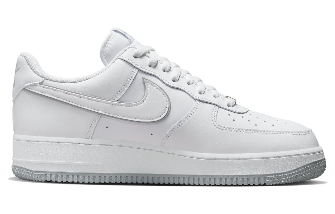 Кроссовки Nike Air Force 1 Low '07, белый/серый — фото 2