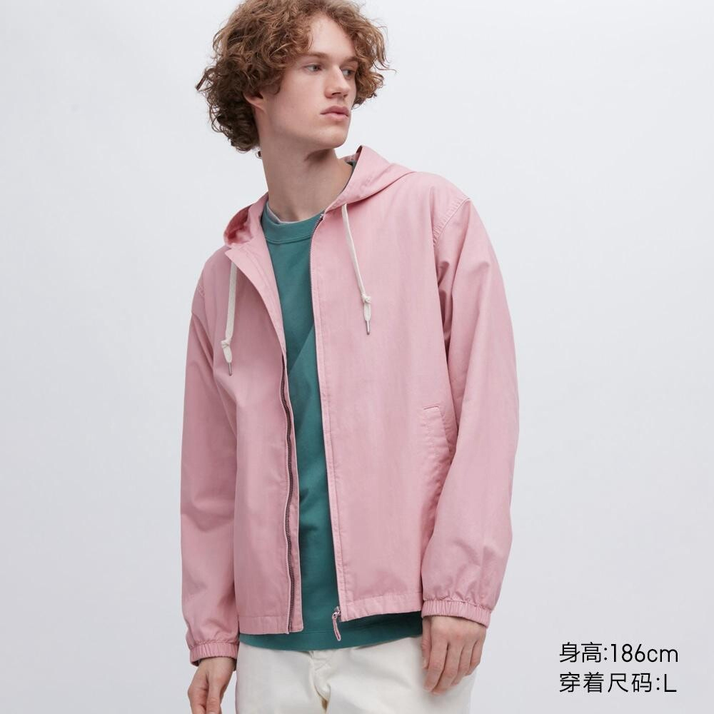 Куртка хлопковая унисекс Uniqlo, 12 розовый — фото 3