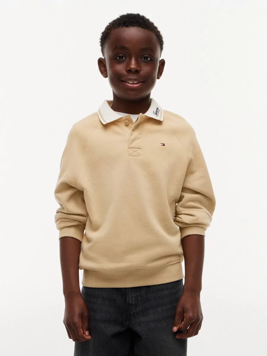 Толстовка TOMMY HILFIGER цвета слоновой кости — фото 2