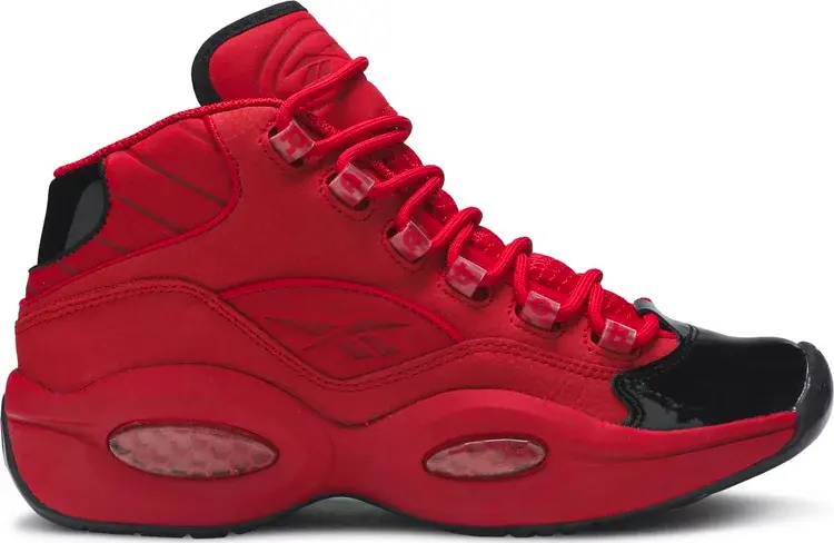 

Кроссовки question mid 'scarlet' Reebok, красный