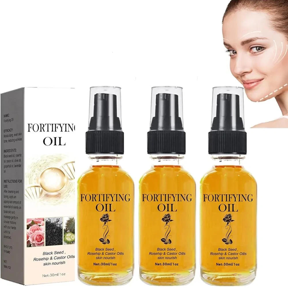 Масло для лица Lilinas Castor Oil Black Seed Oil Rosehip Oil Face Serum, REPWEY, 3 шт, 30 мл