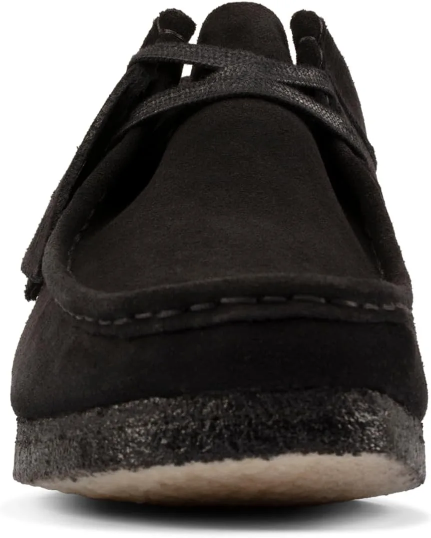 Мужские оксфорды Clarks Wallabee, черный/черный — фото 4