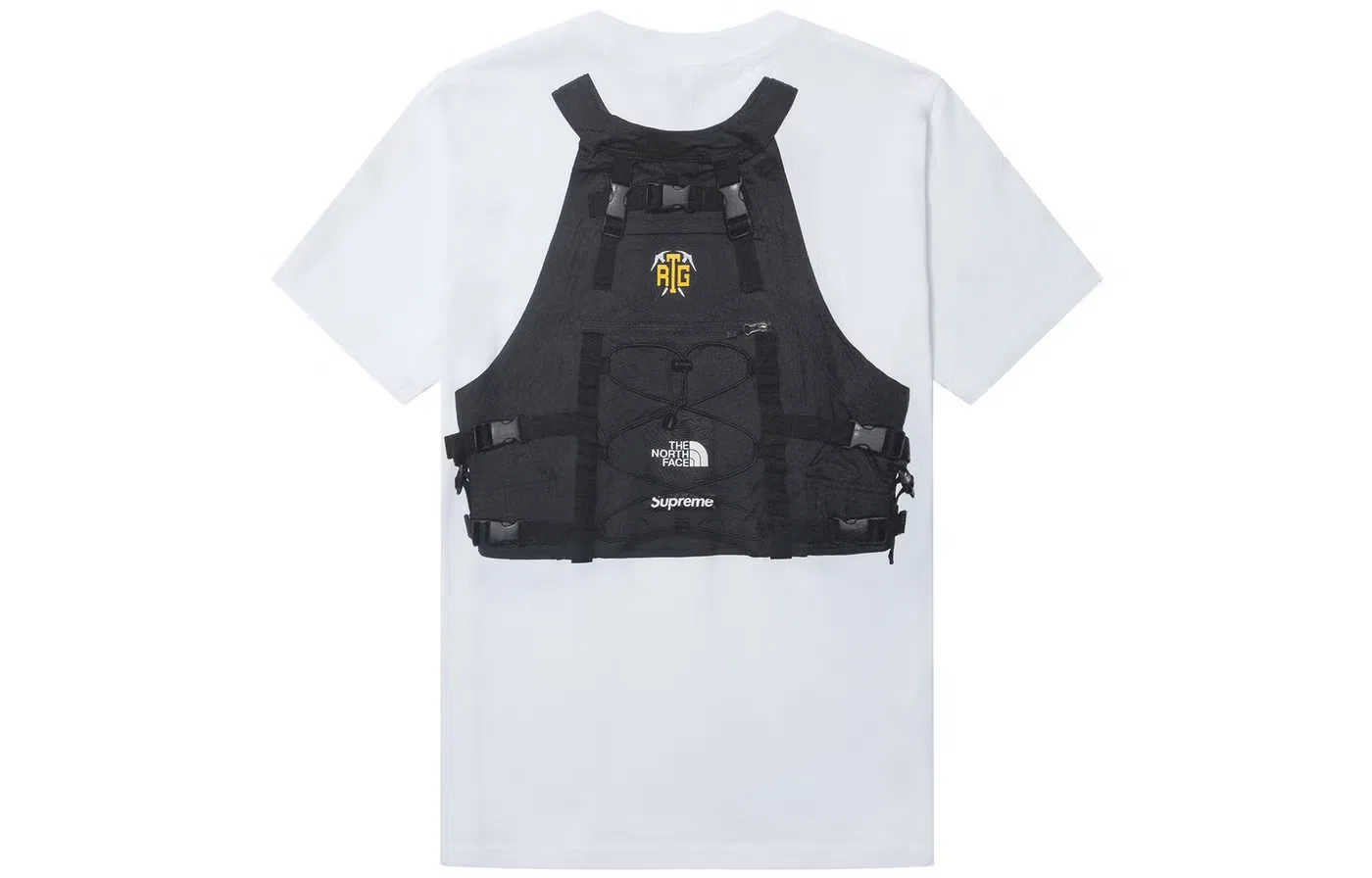 Футболка с принтом The North Face RTG Supreme, белый — фото 2