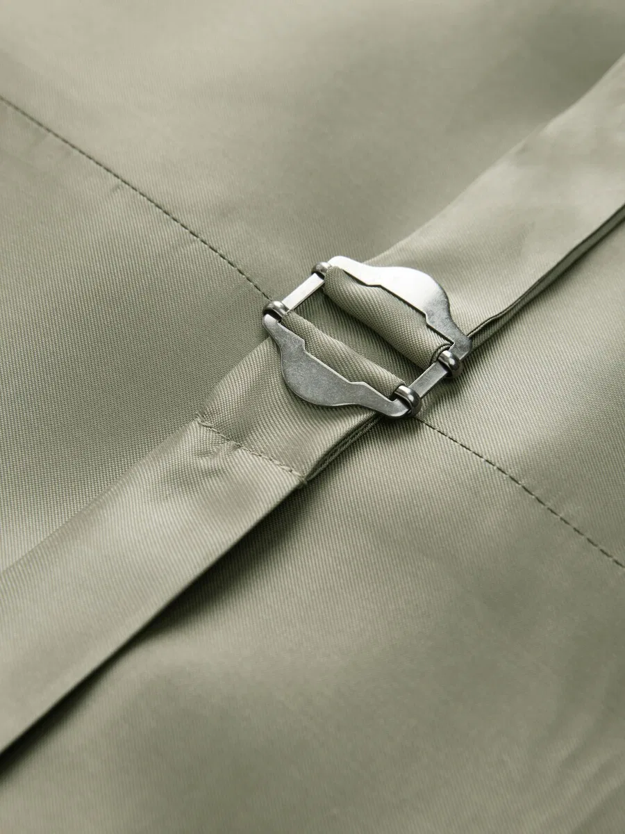 Жилет Next Suit Vest 'Signature' пастельно-зеленого цвета — фото 4