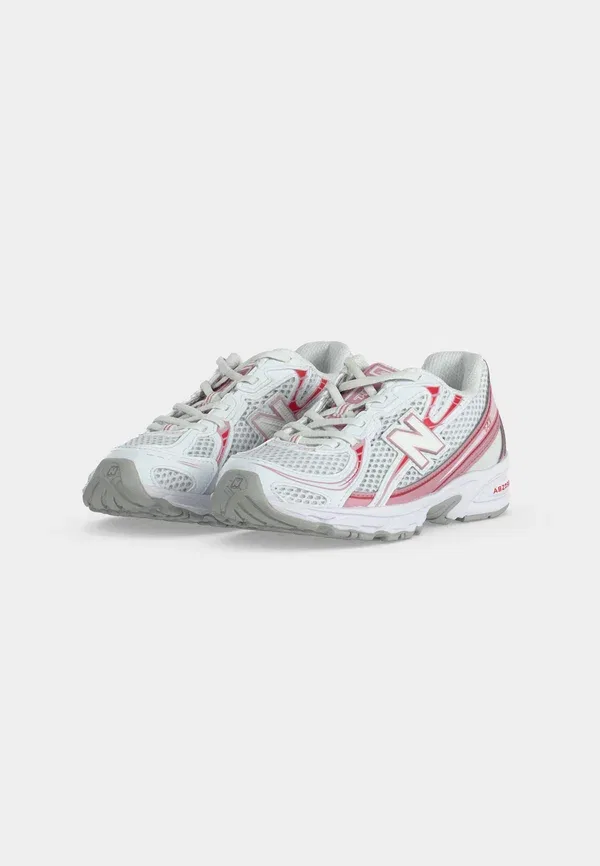 Кроссовки с сетчатым верхом 740 New Balance, white/pink taffy/team red, белый/красный/розовый — фото 3