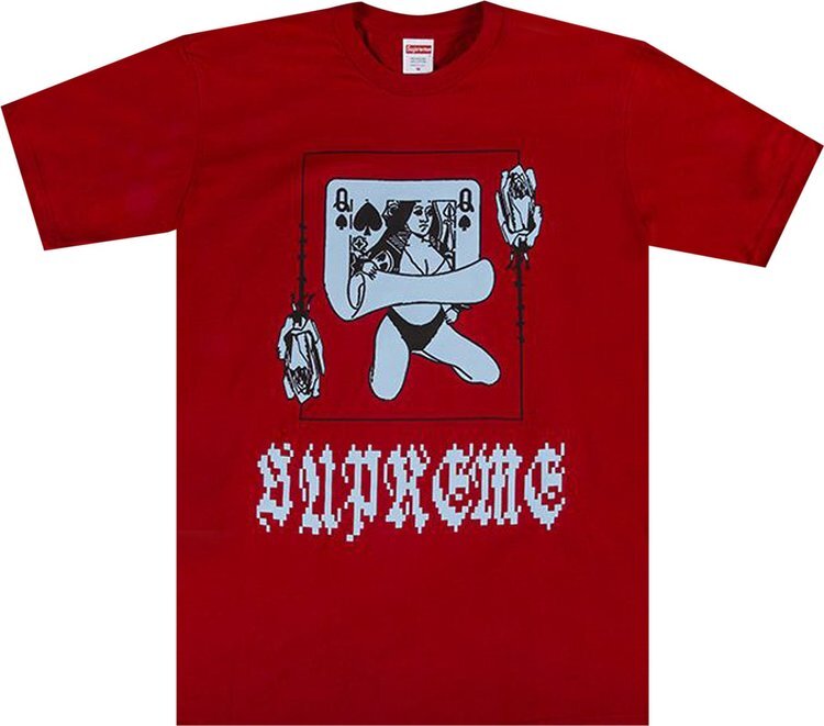 

Футболка Supreme Queen Tee 'Red', красный