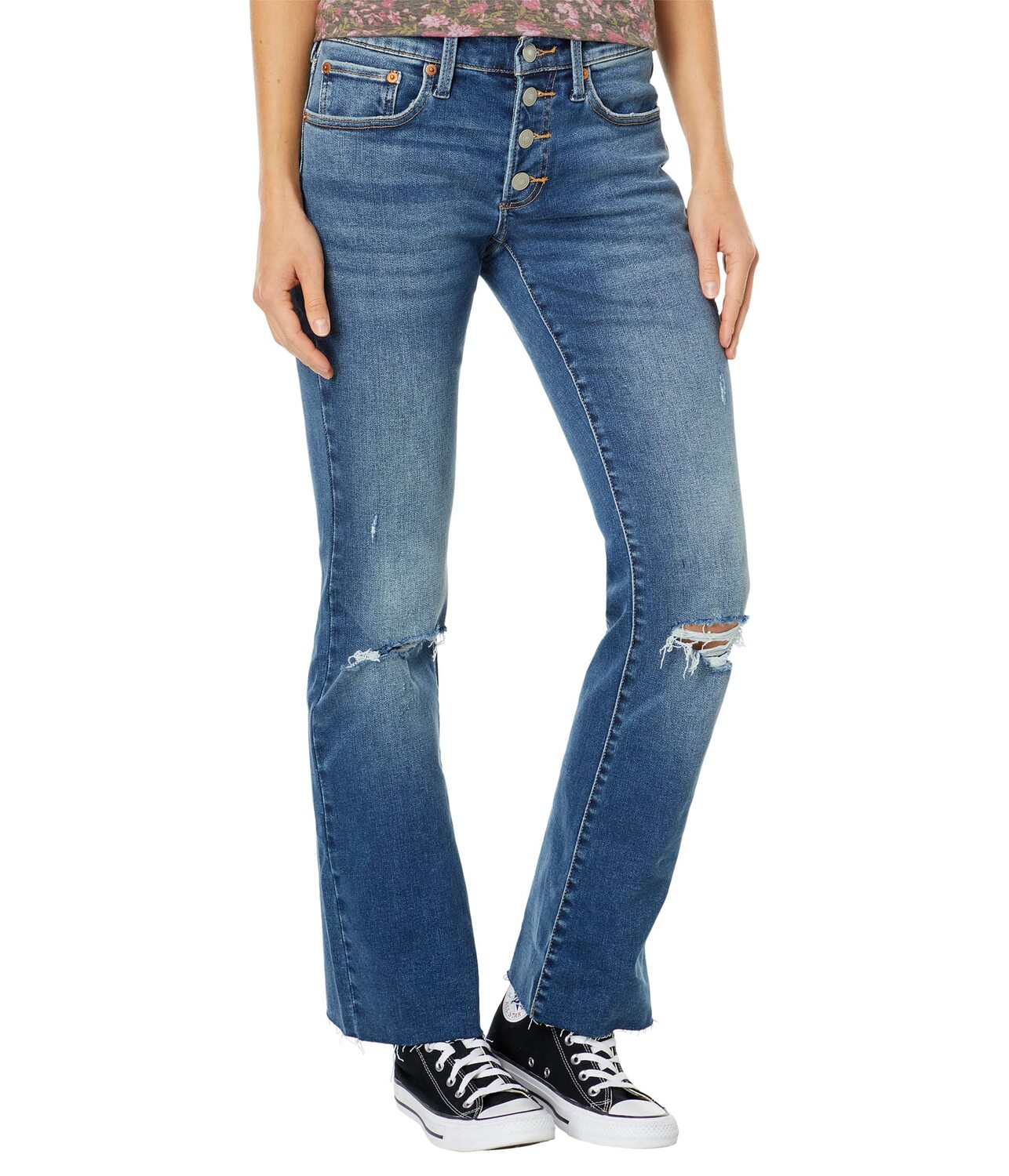 

Джинсы Lucky Brand, Sweet Boot in Conness Destructed CT