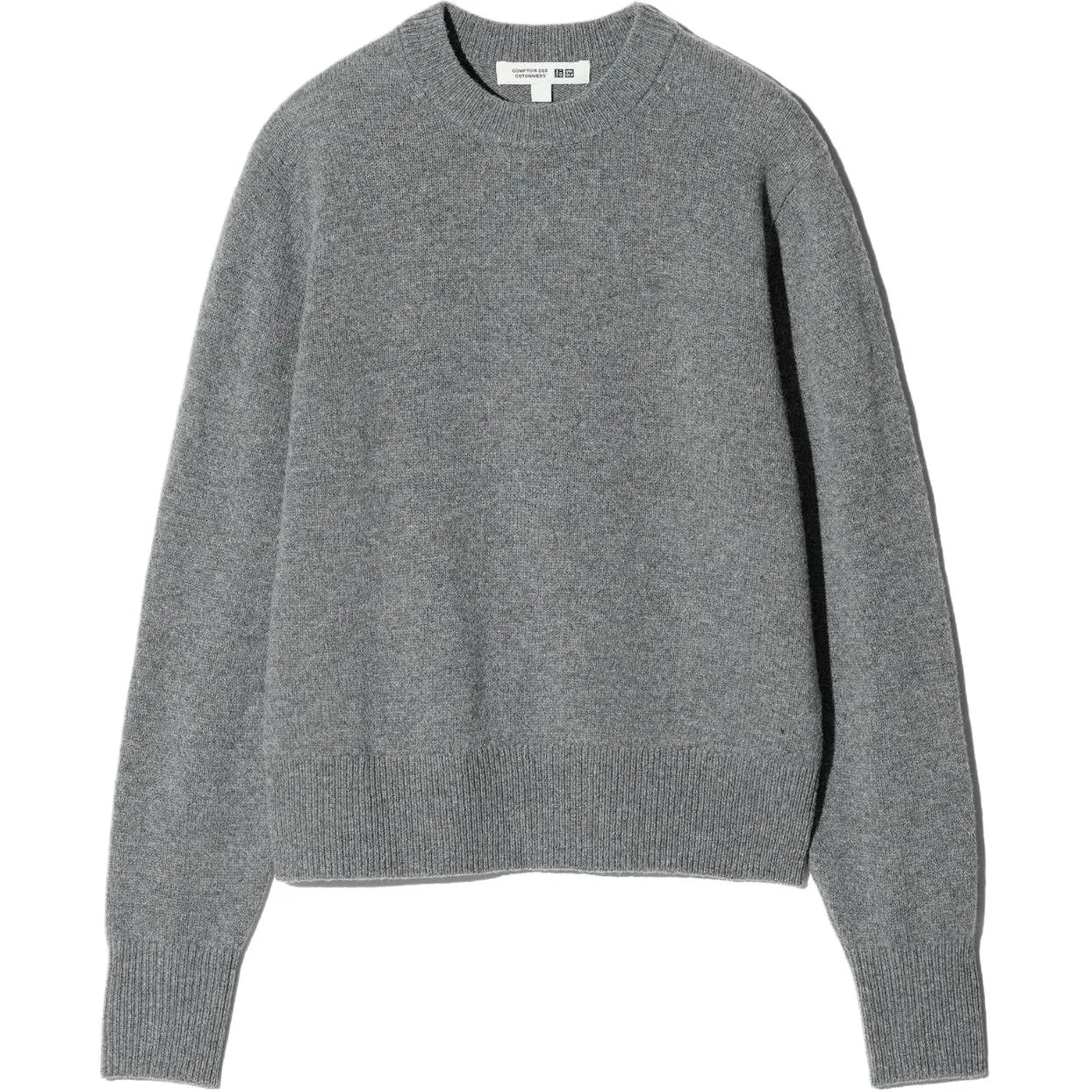 Женский джемпер с круглым вырезом UNIQLO Comptoir Des Cotonniers, Asphalt Gray