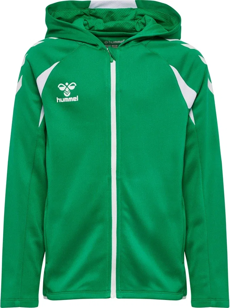 Детская тренировочная куртка на молнии Core 2.0 Zip Hoodie Hummel, зеленый — фото 2