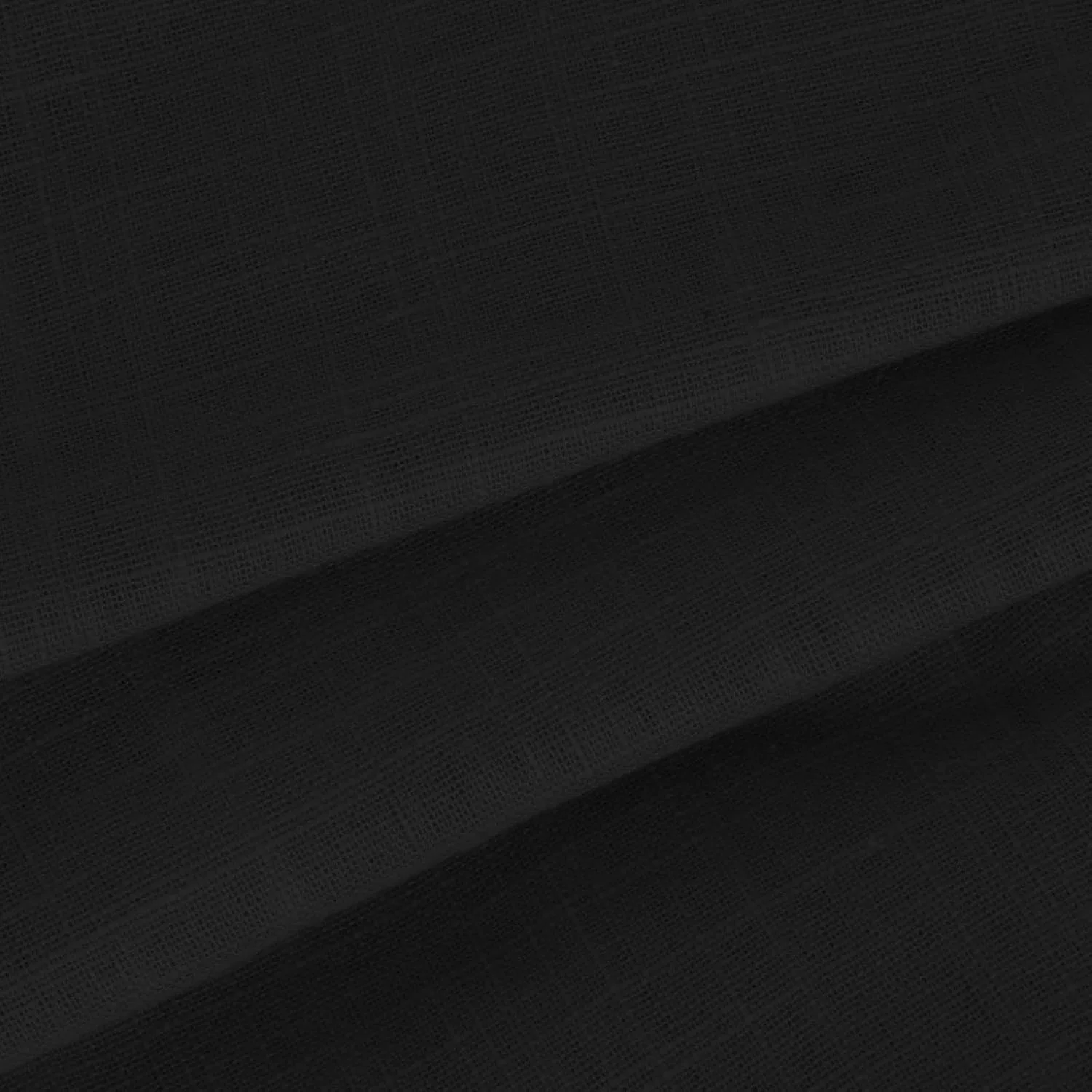 Женская блуза из льна с V-вырезом, Black — фото 4