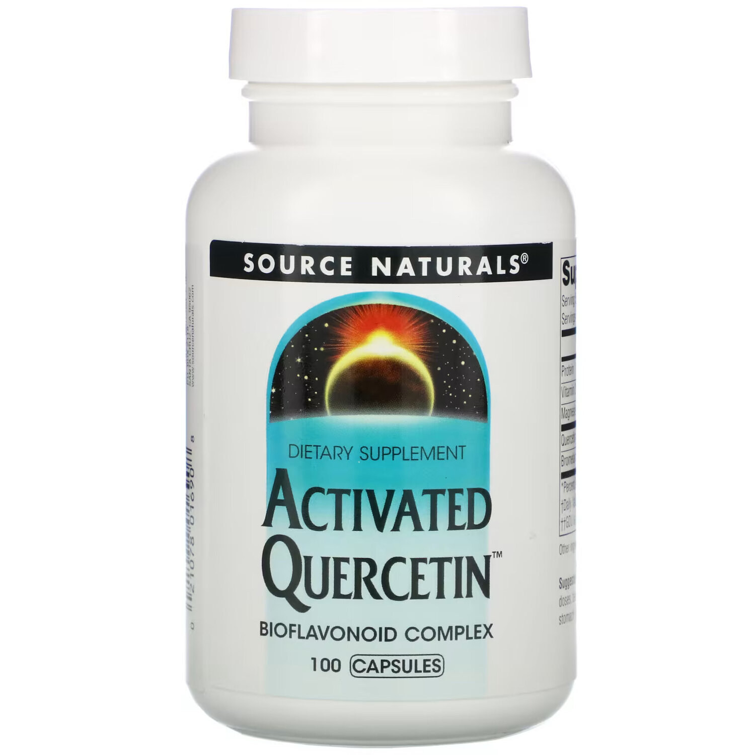 

Source Naturals, Активированный кверцетин, 100 капсул