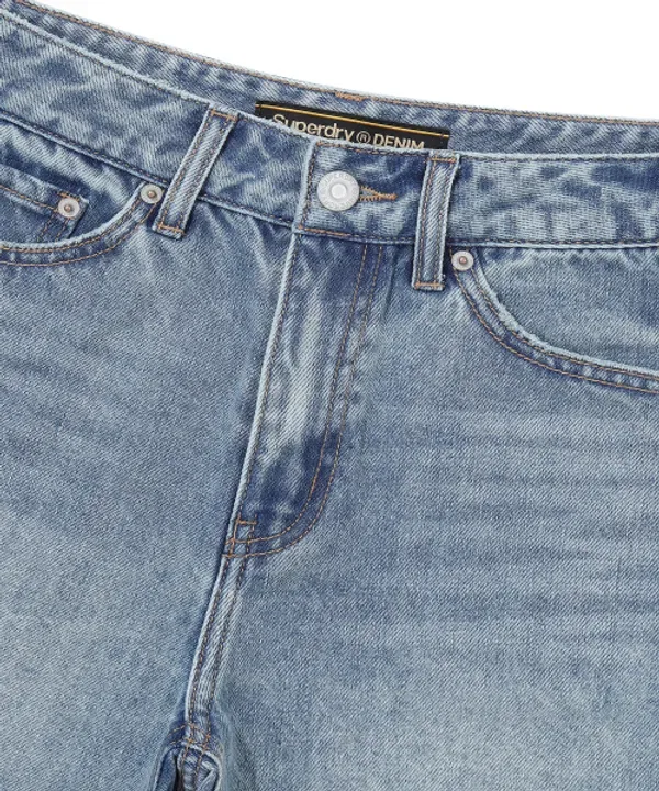 Джинсовые шорты W Quarter, Superdry, светло-синий — фото 4