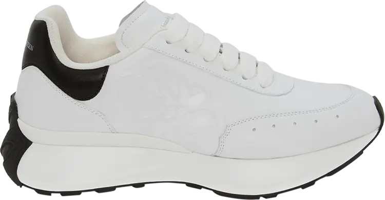 Кроссовки Alexander McQueen Wmns Sprint Runner White Black, белый
