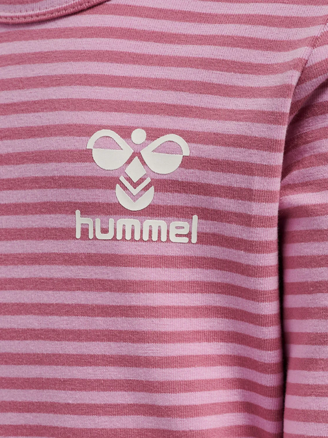 Детская футболка с длинным рукавом Hmlmulle Hummel, Rosa Malvenfarben — фото 3