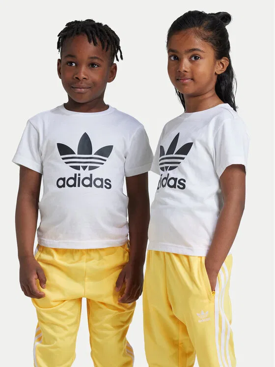 Футболка regular fit adicolor Trefoil Adidas, белый
