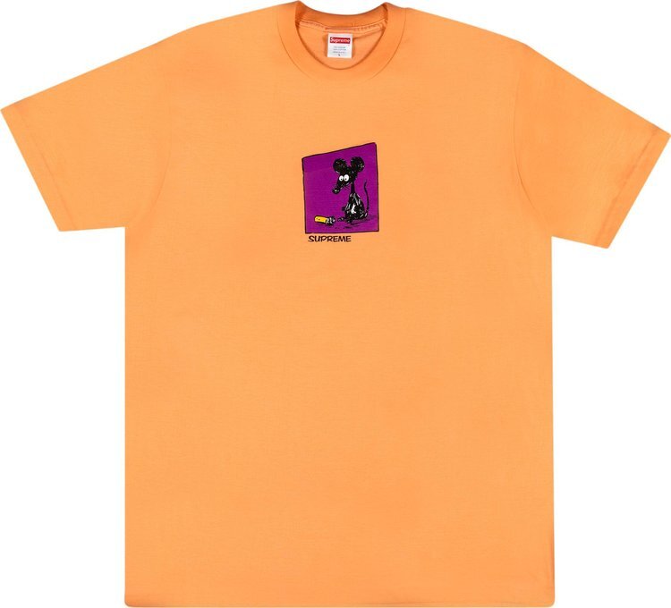 

Футболка Supreme Mouse Tee 'Peach', оранжевый