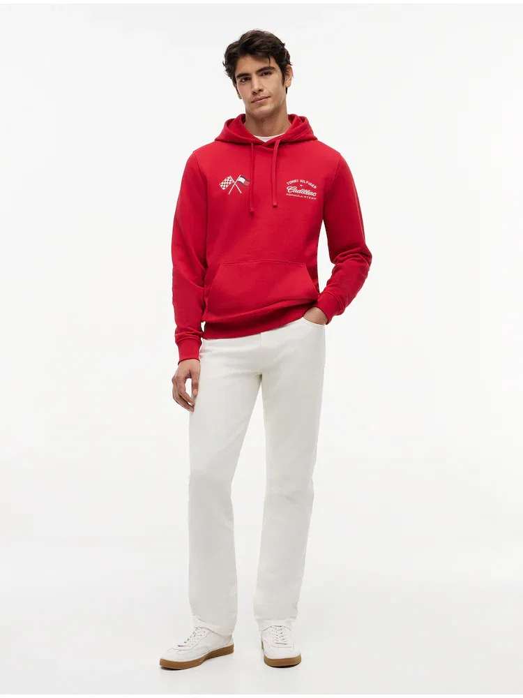 Худи TOMMY HILFIGER Cadillac Varsity Graphic, Red — фото 2