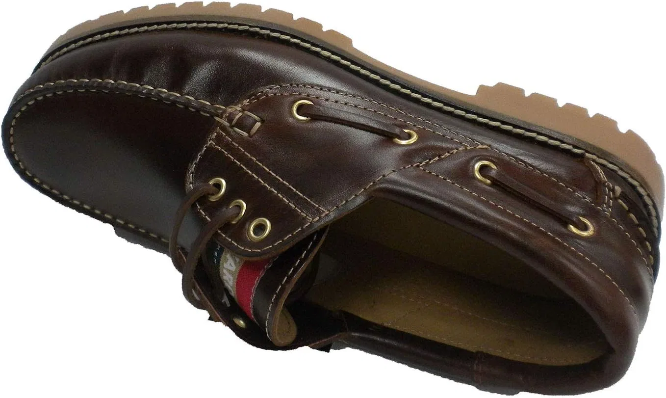 Made in Spain Туфли Man Nautischen Large Sizes 47-50 Edward's Leather — фото 2