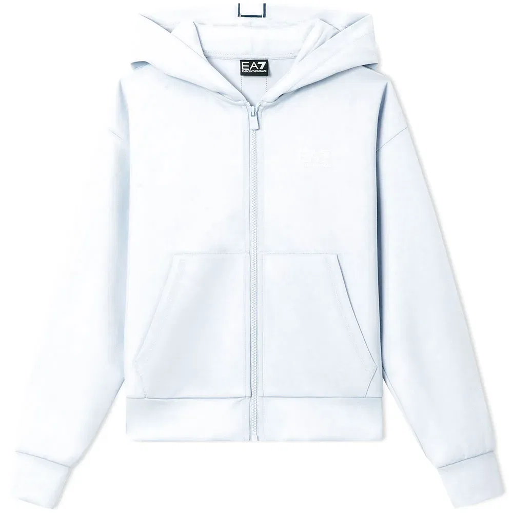 Толстовка с полной молнией Ea7 Emporio Armani, синий