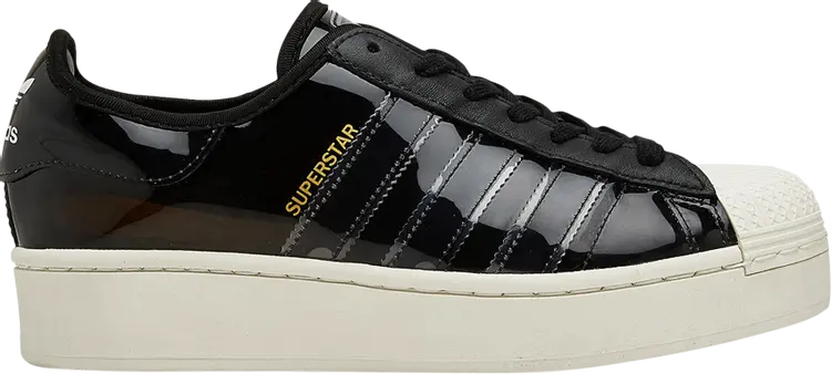 Кроссовки Adidas Wmns Superstar Bold 'Black Off White', черный