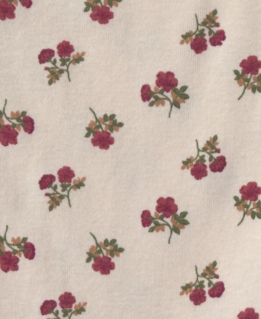 Комплект из топа с длинным рукавом и комбинезона Maroon/Ivory Carter's — фото 4