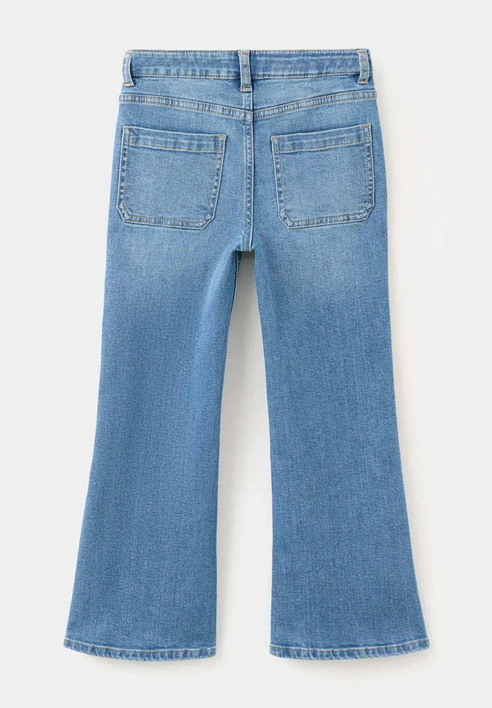 Детские джинсы-клеш Mango Kids, Blue — фото 3