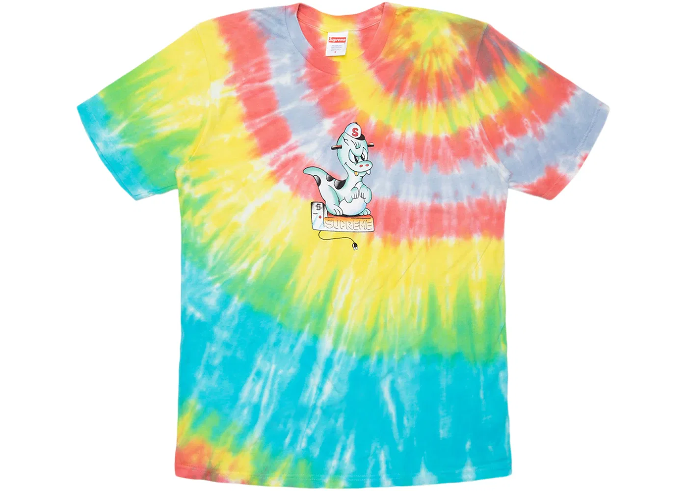 Мужская футболка с принтом Supreme Tee, Tie Dye