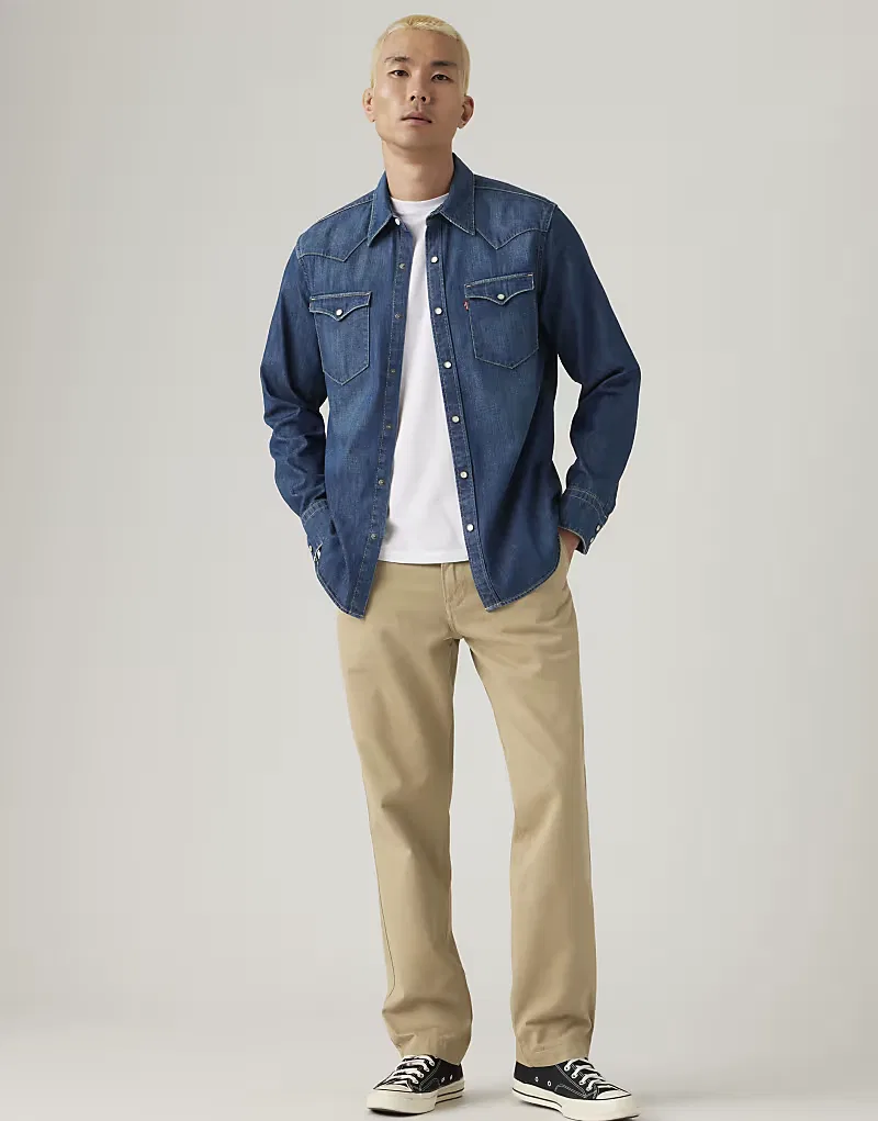 Брюки-чиносы Levi's XX Authentic Relaxed Chinos, бежевый — фото 3