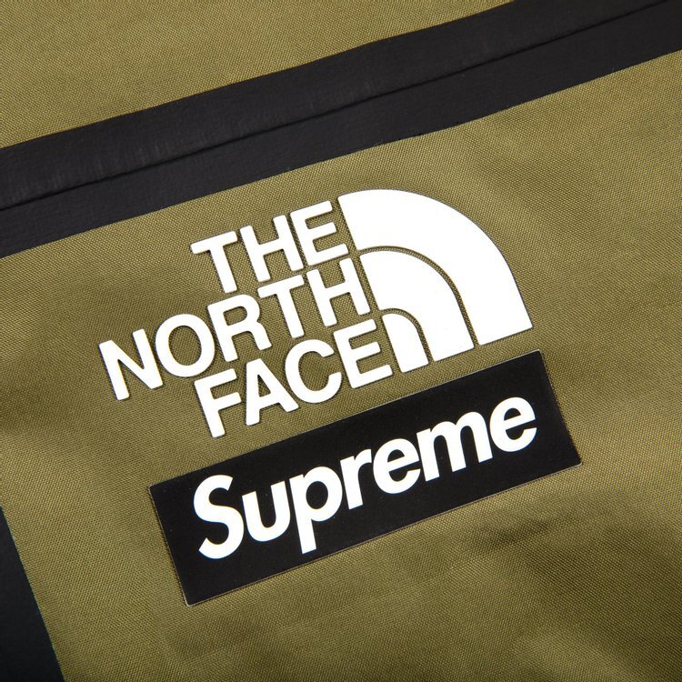 Брюки Supreme x The North Face Summit Series Outer Tape Seam Mountain Pant Olive, зеленый — фото 3