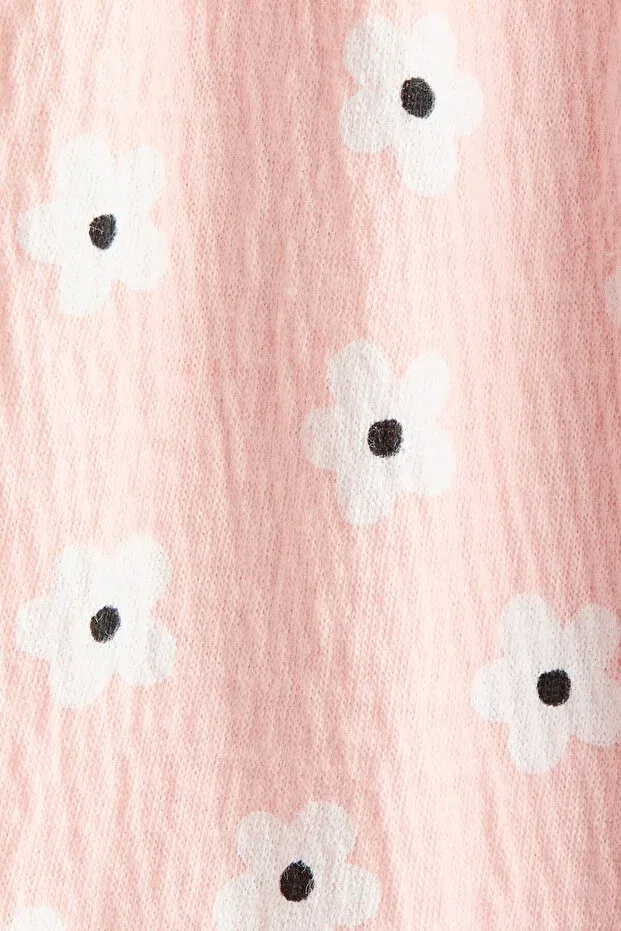 Детские шорты для девочек с принтом H&M, Light Pink Floral — фото 2