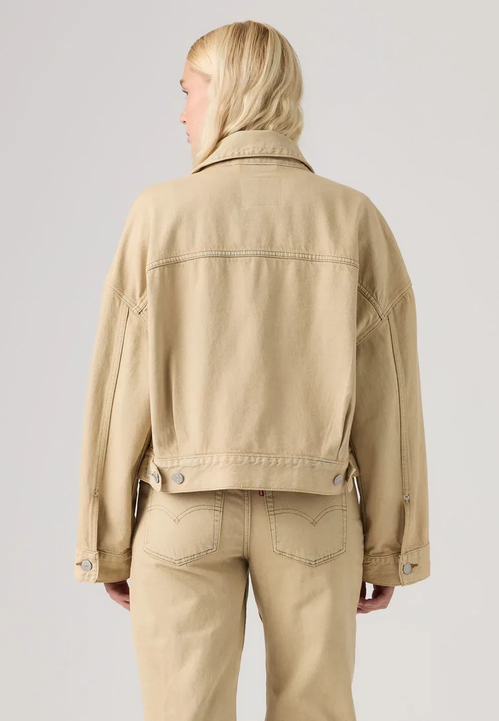Свободная укороченная джинсовая куртка-тракер Levi'S, New Hire — фото 3